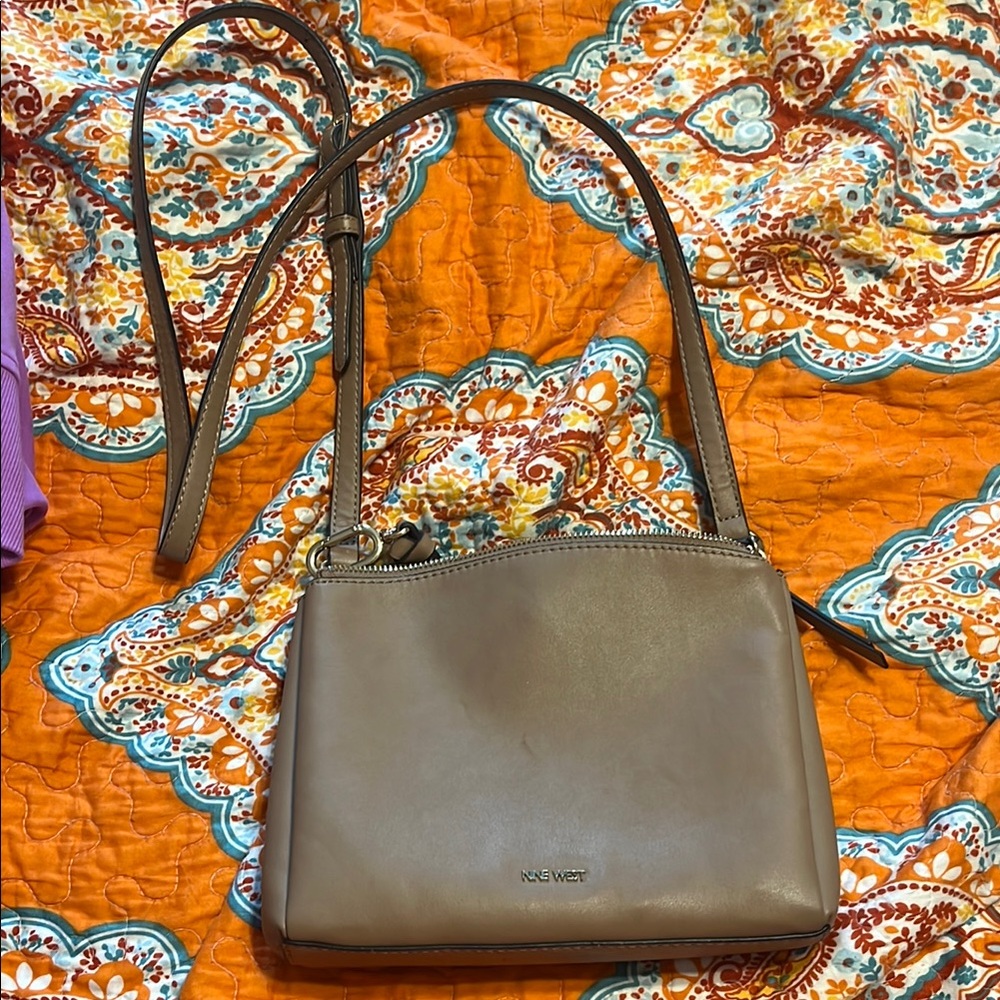 Nine West Brown Crossbody Bag